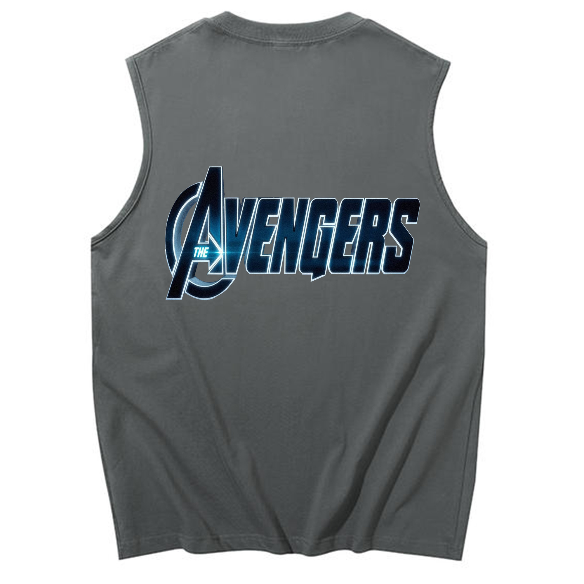 （画像用） アベンジャーズ The Avengers コットン100％タンクトップ（背面プリント）